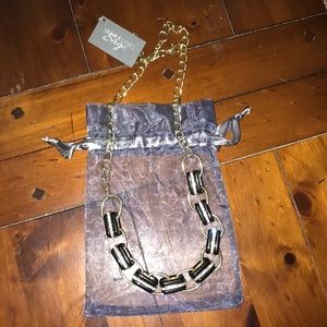 Sparkling Sage statement necklace